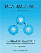 Health Care Needs Assessment The Epidemiologically Based Needs Assessment Reviews Andrew Stevens