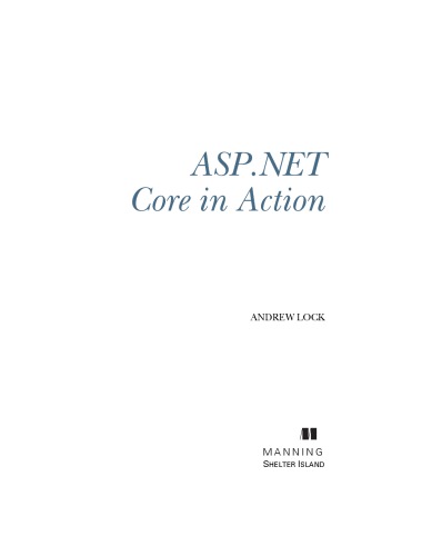 Aspnet Core In Action 1st Edition Andrew Lock