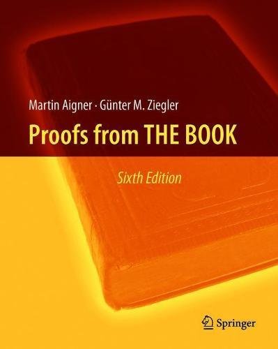 Proofs From The Book 6th Martin Aigner Gnter M Ziegler