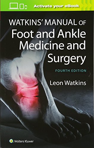 Watkins Manual Of Foot And Ankle Medicine And Surgery Fourth Leon Watkins