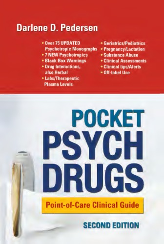Pocket Psych Drugs Pointofcare Clinical Guide 2nd Edition Darlene D Pedersen