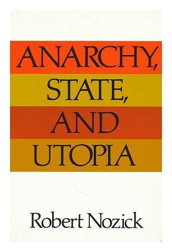 Anarchy State And Utopia 13th Robert Nozick