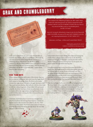 Blood Bowl Grak And Crumbleberry Games Workshop