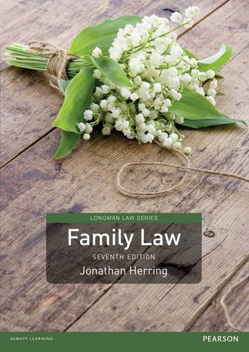 Family Law Uk Edition 7th Edition Jonathan Herring