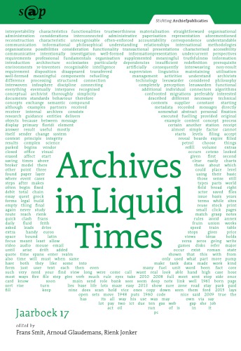 Archives In Liquid Times Glaudemans Arnoud Jonker Rienk Smit