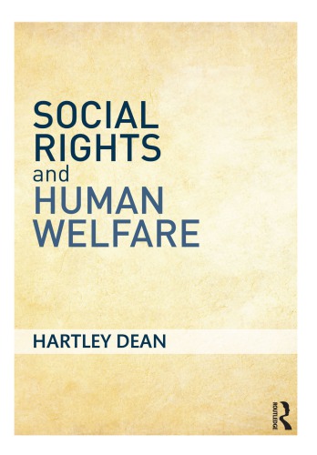 Social Rights And Human Welfare Hartley Dean