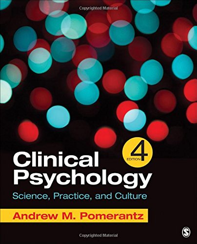 Clinical Psychology Science Practice And Culture Andrew M Pomerantz