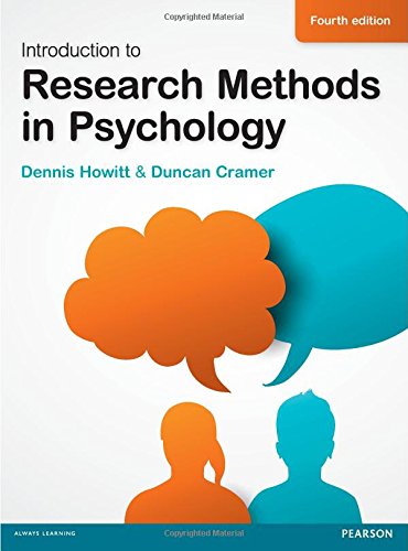 Introduction To Research Methods In Psychology 4th Ed 4th Edition Dennis Howitt