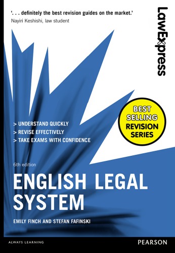 Law Express English Legal System 6th Ed Fafinski Stefan Finch