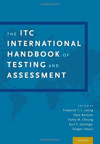 The Itc International Handbook Of Testing And Assessment 1st Edition Frederick T L Leong Et Al Eds