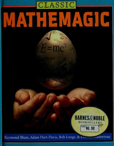 Classic Mathemagic 1st Raymond Blum Adam Hartdavis Bob Longe