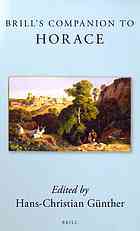 Brills Companion To Horace Hanschristian Günther