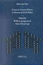 After The Past Essays In Ancient History In Honour Of Hw Pleket Jongman