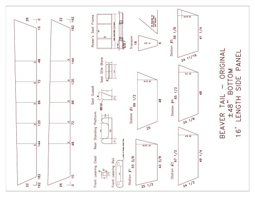 Montana River Boats Beaver Tail Dory Boat Plan Plans 1 Montana River Boats