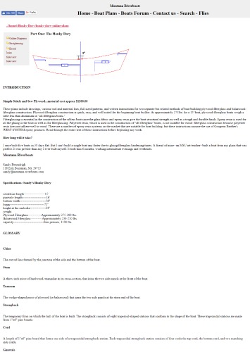 Montana River Boats Honky Dory Dory Boat Plan Plans Montana River Boats