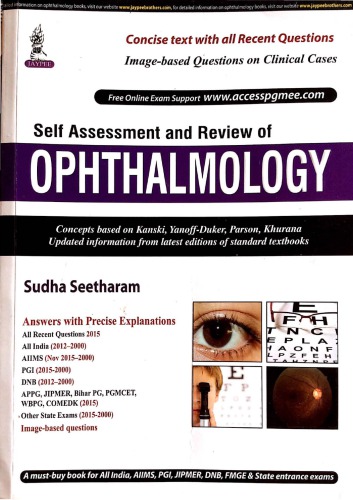Self Assessment And Review Of Ophthalmology 1st Edition Sudha Seetharam