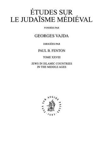 Jews In Islamic Countries In The Middle Ages Moshe Gil