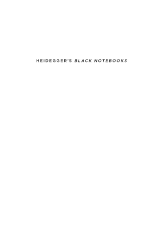 Heideggers Black Notebooks Responses To Antisemitism Andrew J Mitchell And Peter Trawny Eds