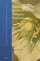Popular Medicine In Graecoroman Antiquity Explorations William V Harris