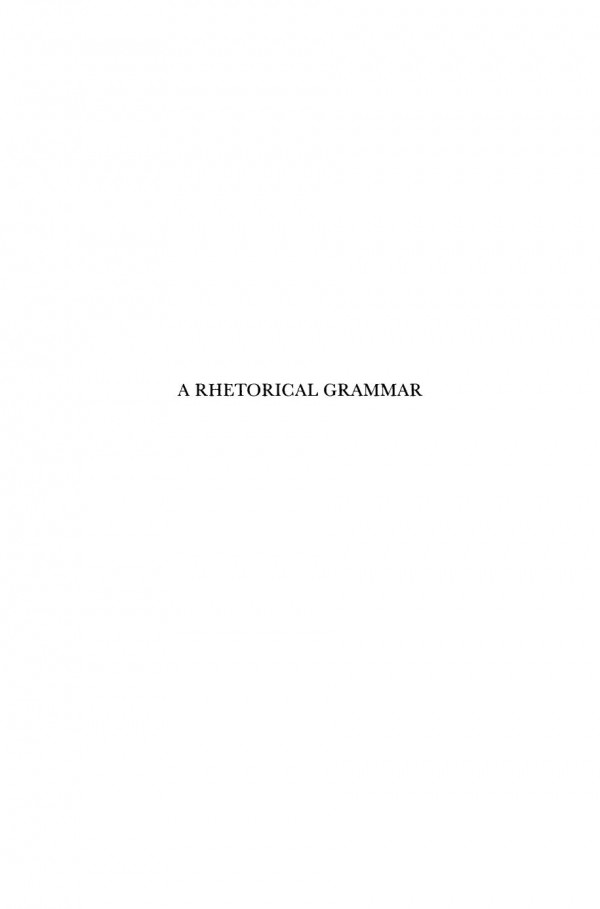 A Rhetorical Grammar C Iulius Romanus Introduction To The Liber De Adverbio D M Schenkeveld