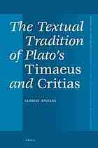 The Textual Tradition Of Platos Timaeus And Critias Jonkers