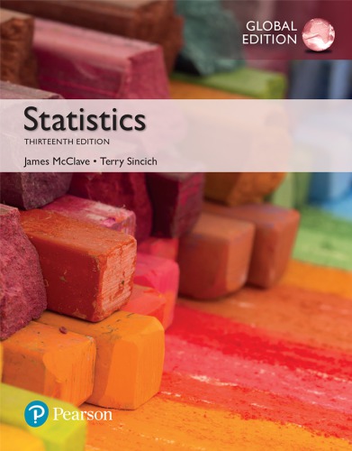 Statistics 13th Global James T Mcclave Terry T Sincich