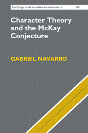 Character Theory And The Mckay Conjecture Gabriel Navarro