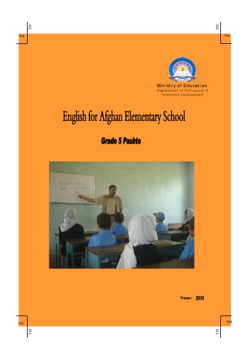 English For Afghan Elementary School Grade 5 Pashto Coll