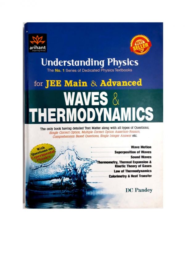 Understanding Physics For Jee Main Advanced Waves Thermodynamics Dc Pandey