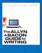 The Allyn Bacon Guide To Writing 7th Brief Bean John C Johnson