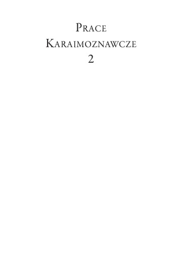 A Crimean Karaimenglish Dictionary Gulayhan Aqtay Henryk Jankowski
