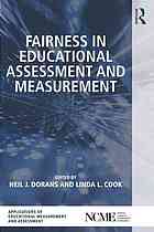 Fairness In Educational Assessment And Measurement Cook Linda L Dorans