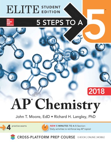 Ap Chemistry 2018 10 Elite Student Edition John T Moore Richard H Langley