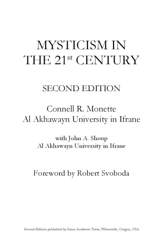 Mysticism In The 21st Century Connell Monette John Shoup