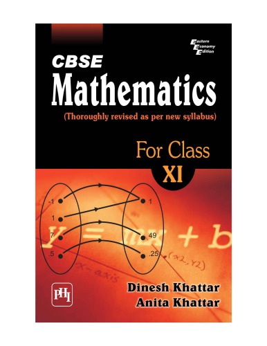 Cbse Mathematics For Class Xi Dinesh Khattar Anita Khattar