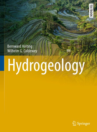 Hydrogeology Bernward Hölting Wilhelm G Coldewey
