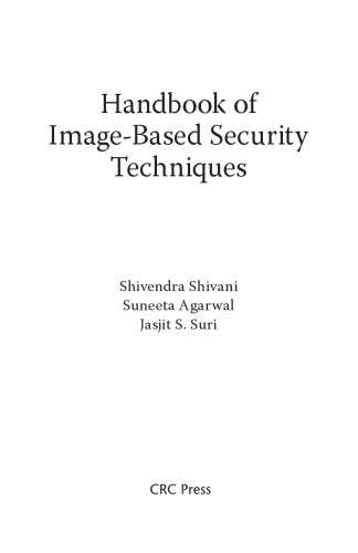 Handbook Of Imagebased Security Techniques Shivendra Shivani