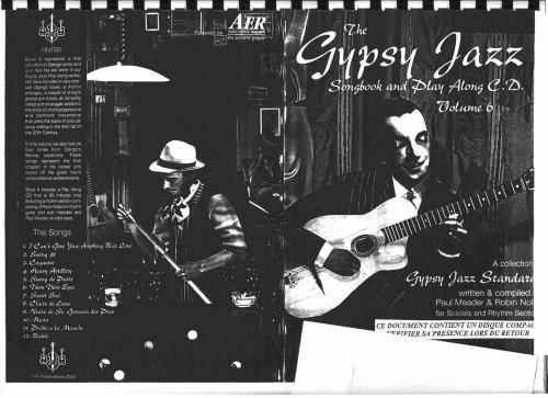 Gypsy Jazz Songbook Collection Of Gypsy Jazz Standards Paul Meader