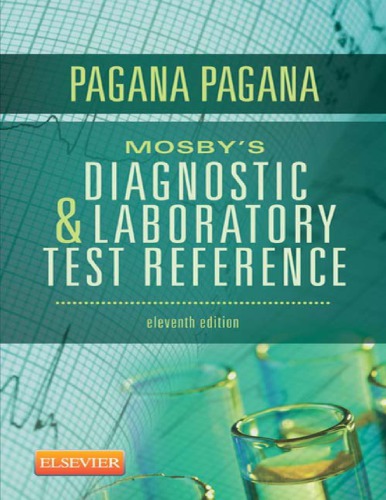 Mosbys Diagnostic And Laboratory Test Reference 11th Kathleen Deska Pagana