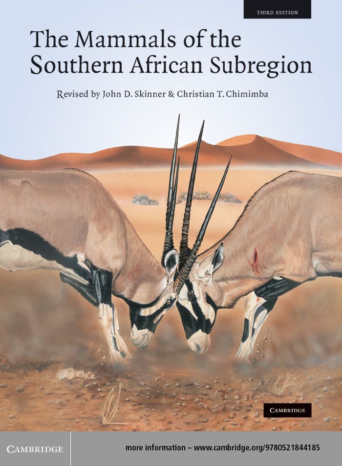 The Mammals Of The Southern African Subregion 3rd Edition John D Skinner
