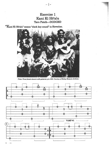Guitar Playing Hawaiian Style Kotani Ozzie