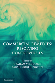 Commercial Remedies Resolving Controversies Hardcover Graham Virgo Sarah Worthington
