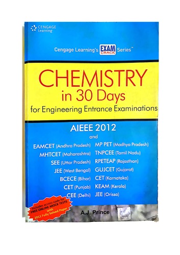 Cengage Chemistry In 30 Days By A J Prince For Iit Jee Eamcet Mp Pet See Tnpcee Rpeteap Bcece Gujcet Cee 2012 A J Prince