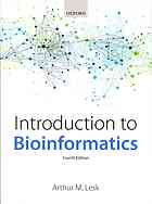 Introduction To Bioinformatics 4th Ed Lesk Arthur M