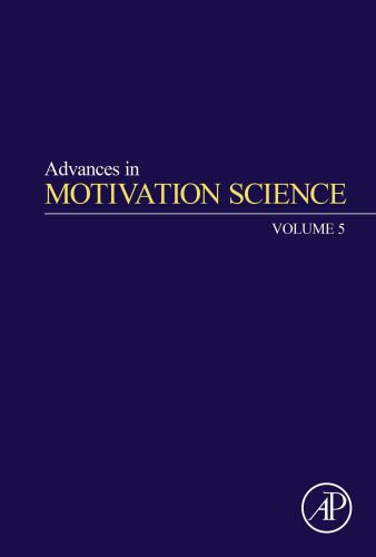 Advances In Motivation Science Volume 5 Andrew J Elliot