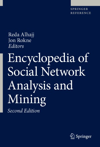 Encyclopedia Of Social Network Analysis And Mining 2nd Ed Reda Alhajj