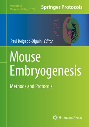 Mouse Embryogenesis 1st Ed Paul Delgadoolguin