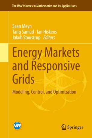 Energy Markets And Responsive Grids 1st Ed Sean Meyn Tariq Samad