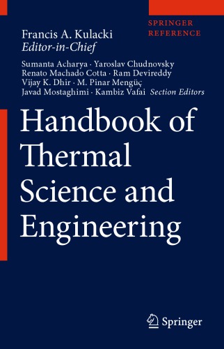 Handbook Of Thermal Science And Engineering 1st Edition Francis A Kulacki