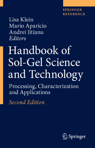 Handbook Of Solgel Science And Technology 2nd Edition Lisa Klein